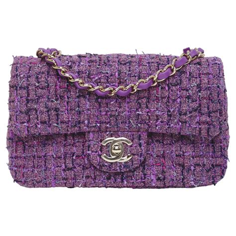 chanel mini purple